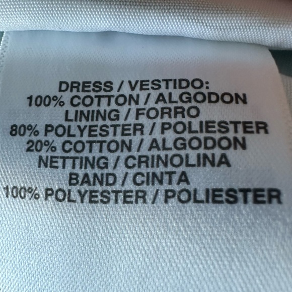 NWT Bonnie Jean Turquoise Floral Ballon Hem Dress Sz 16 - Picture 9 of 15